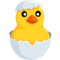 Hatching Chick emoji on Messenger
